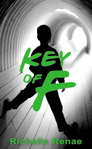 Inspiration cover creatd for Key of F; a young boy stares down a tunnel