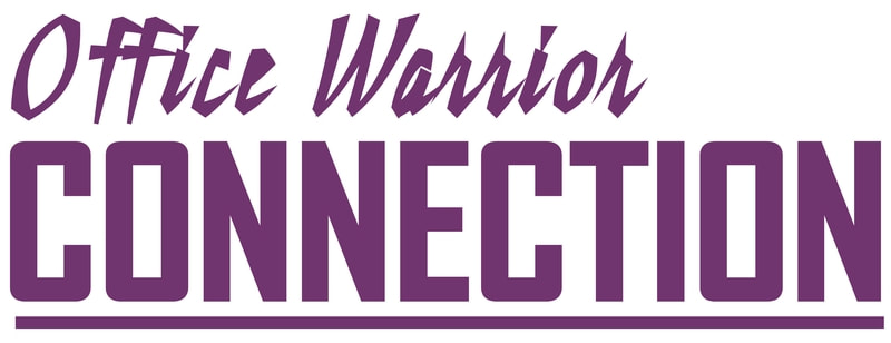 Office warrior connection logo in purple text